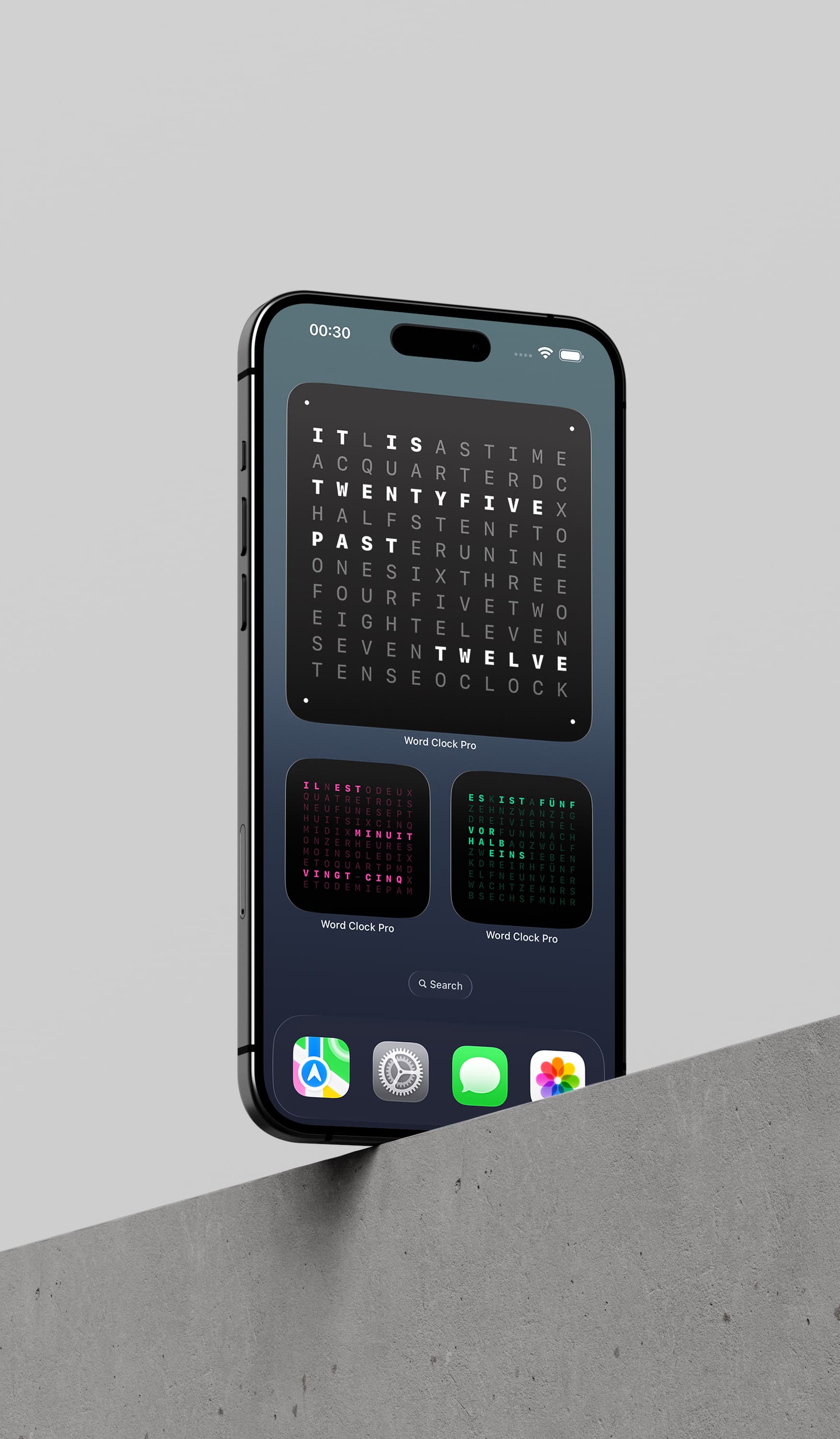 StandBy display in a calm environment