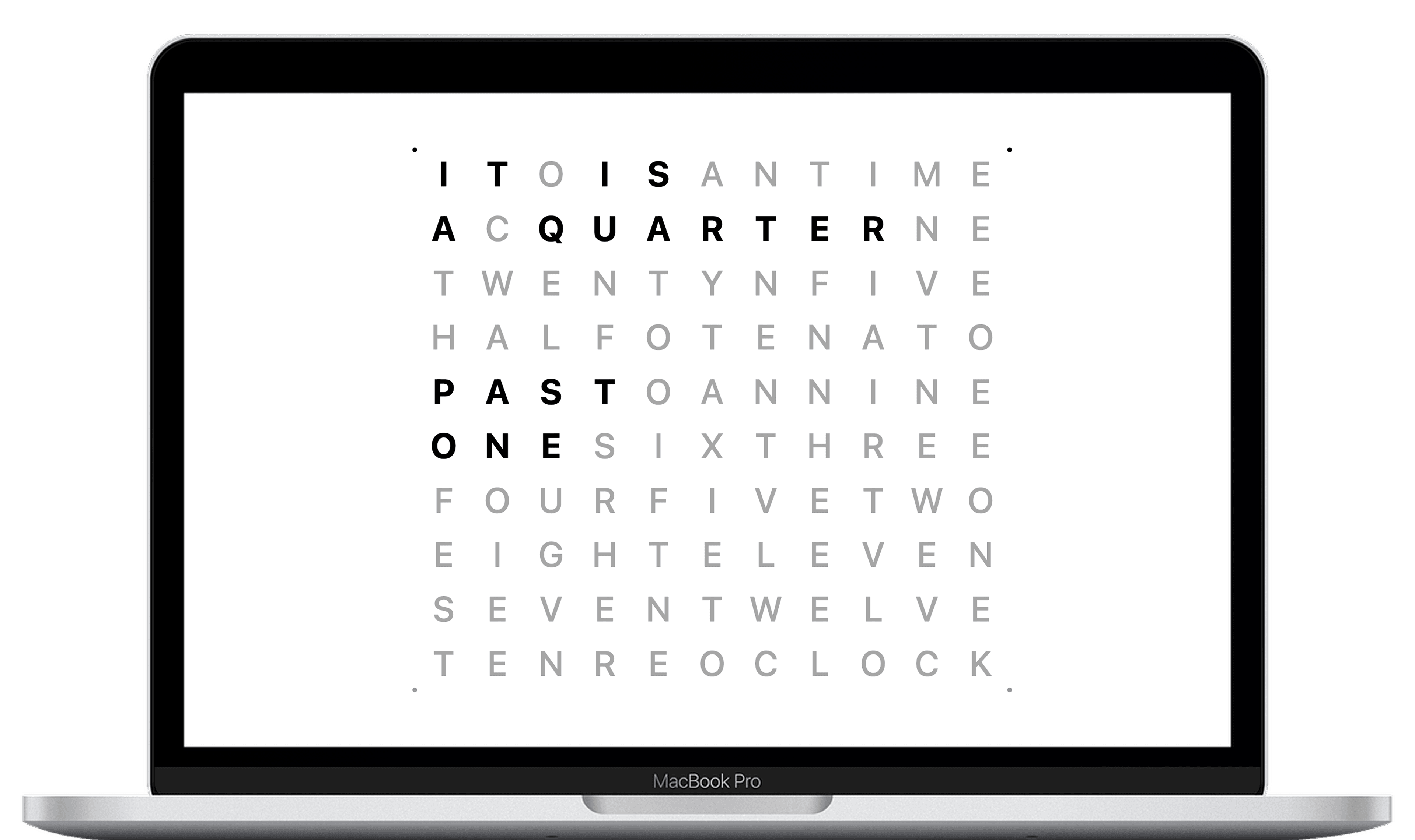 Word Clock Pro on Mac