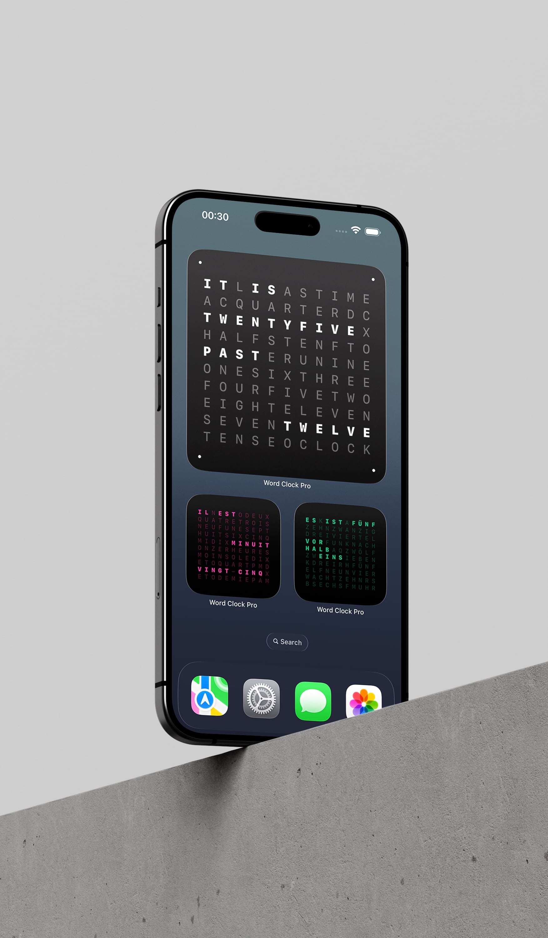 StandBy display in a calm environment